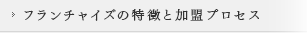 フランチャイズの特徴と加盟プロセス